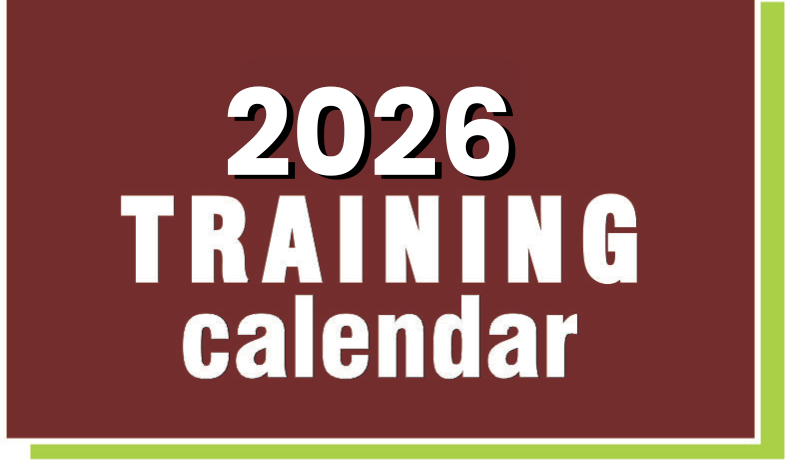 2026 Training Calendar